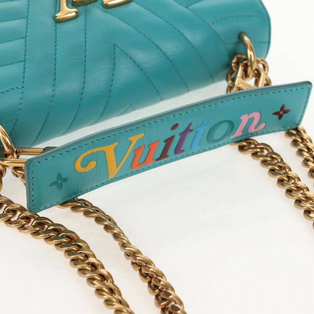 LOUIS VUITTON New Wave PM Heart bag Bag Turquoise Blue M51936 LV Auth 157113M - Picture 7 of 16